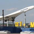 Die Concord auf dem Dach des Sinsheimer Auto- und Technikmuseums