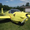 Flugplatz Bad Neustadt - Grasberg, gelbe SF 25
