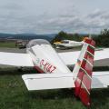 Flugplatz Bad Neustadt - Grasberg am 13.08.2023, KIAZ Flügel foliert