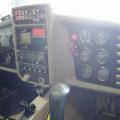 Cockpit unseres Motoseglers Super Dimona