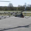 Flugplatz Bad Neustadt - Grasberg, Heckausleger Bell 47 Oldtimer am 25.4.2021