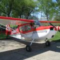 Private Citabria am Flugplatz Sinj. Diese Maschine wurde während unseres Aufenthalts zum Schleppen verwendet.