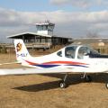 Tecnam P 96 Golf vor unserem Clubheim
