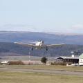Flugplatz Bad Neustadt - Grasberg, Piper Arrow gerade abgehoben