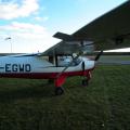 Elster B, Besuch von einem benachbarten Flugplatz.