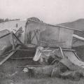 Zu Bruch gegangener Segler am Abtsroder Hang im Herbst 1921