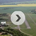 Landung Piste 13 Grasberg Bad Neustadt mit Cessna 150 L
