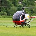 Helikopterstart in Bad Kissingen
