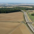 Luftbilder, Mitflug UL am 13.08.2025, Autbahn Richtung Erfurt