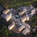 Die Keimzelle des Rhön-Klinikums in der Nähe von Bad Neustadt (Ortsteil Herschfeld).