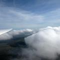 Saisonende 18.10.2014, Flug mit Klappenlibelle über den Wolken