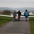 Twin wird zum Start zurück geschoben