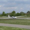 Flugplatz Bad Neustadt - Grasberg, 1. Alleinflug Yuri am 5.8.2022, 1. Alleinlandung