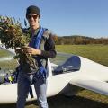 1. Alleinflug Robin am 07.11.2021