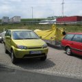 Ka6 und Libellengespann auf einem Autohof.