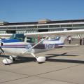 C 172 der Flugschule Bad Neustadt auf dem Flughafen Tempelhof