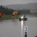 Flugplatz Grasberg, Tag der offenen Tür am 8.10.2011, Elektrorenner im strömenden Regen