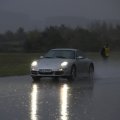 Flugplatz Grasberg, Tag der offenen Tür am 8.10.2011, Porsche im Regen