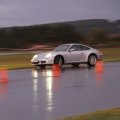 Flugplatz Grasberg, Tag der offenen Tür am 8.10.2011, Porsche kurz nach der Umkehr