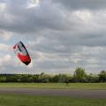 Kitelandboarden auf dem Flugplatz Bad Neustadt - Grasberg