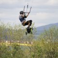 Kitelandboarden auf dem Grasberg am 15.5.2021