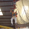 Gerd probiert unseren neuen Lift