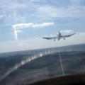 Libellenflug am 30.09.2012, Perspektive aus dem Segelflugcockpit