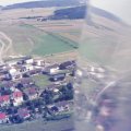 Blick aus ASK 13 im Endanflug auf Piste 14, Foto Mitte 70´ziger Jahre